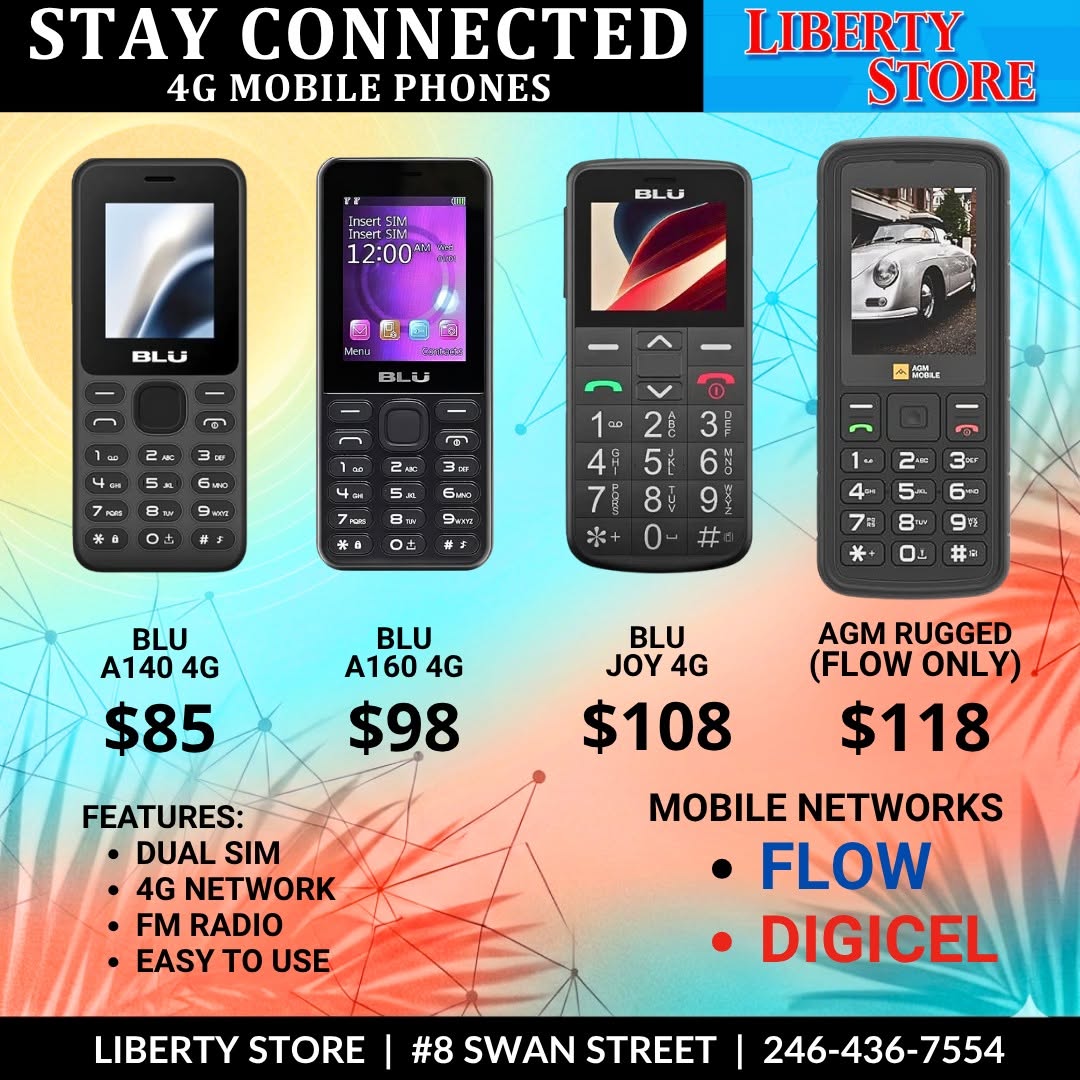 Liberty Store 4G Feature Phones – BLU & AGM Mobile Starting at $85