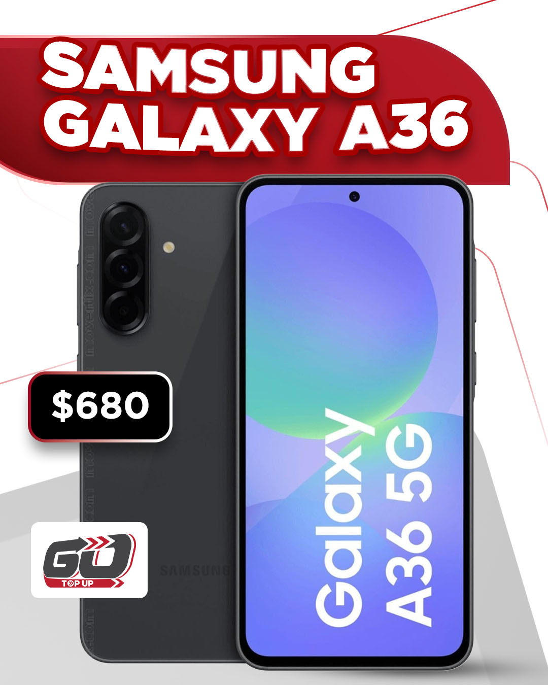 Samsung Galaxy A36 5G – $680 at GO Barbados
