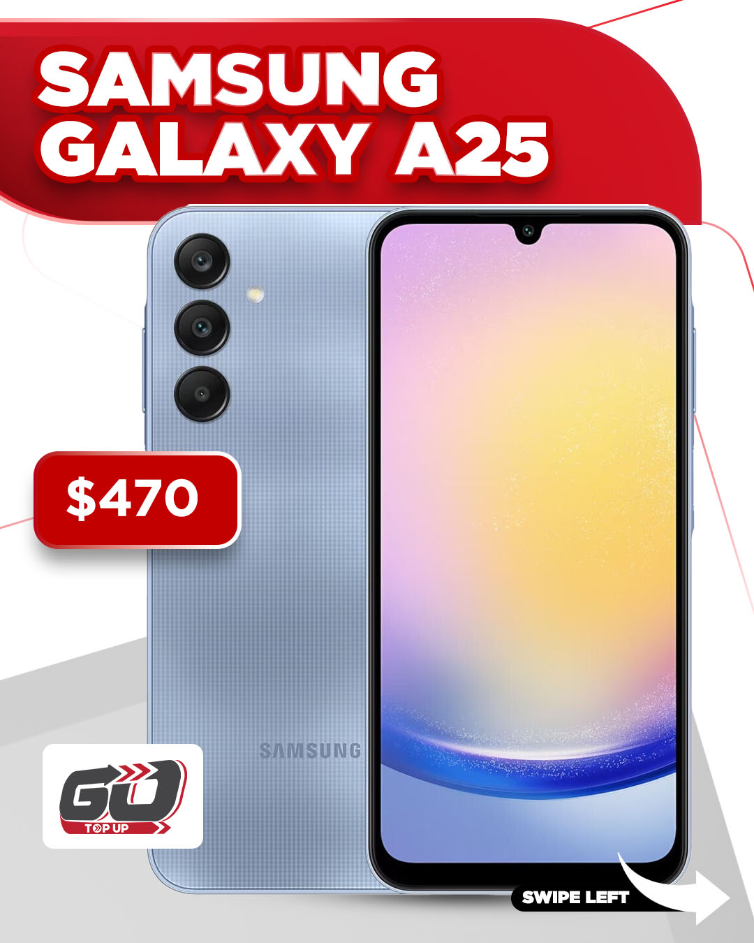 Samsung Galaxy A26 5G at $485 & Galaxy A25 at $470 – GO Top Up