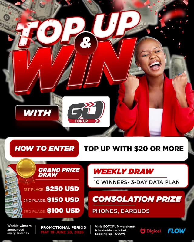 GO Top Up & Win – Top Up $20+ for a Chance to Win Cash & Data Prizes