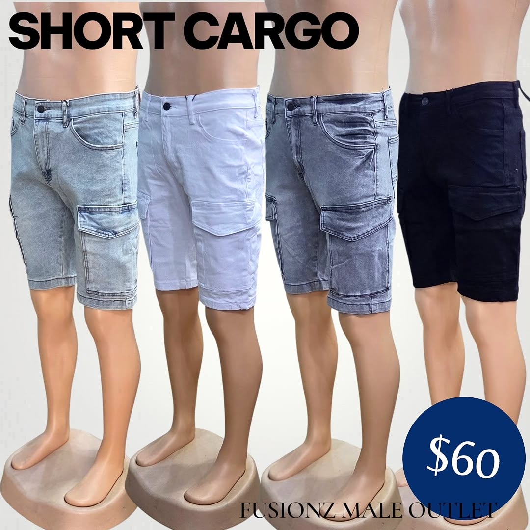 Short Cargo Pants – $60 at Fusionz Male Outlet