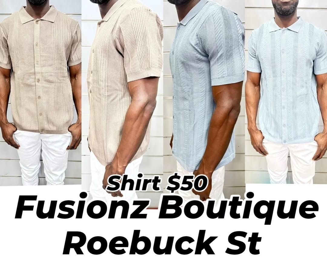 Men's Shirts at $50 – Fusionz Boutique, Roebuck St