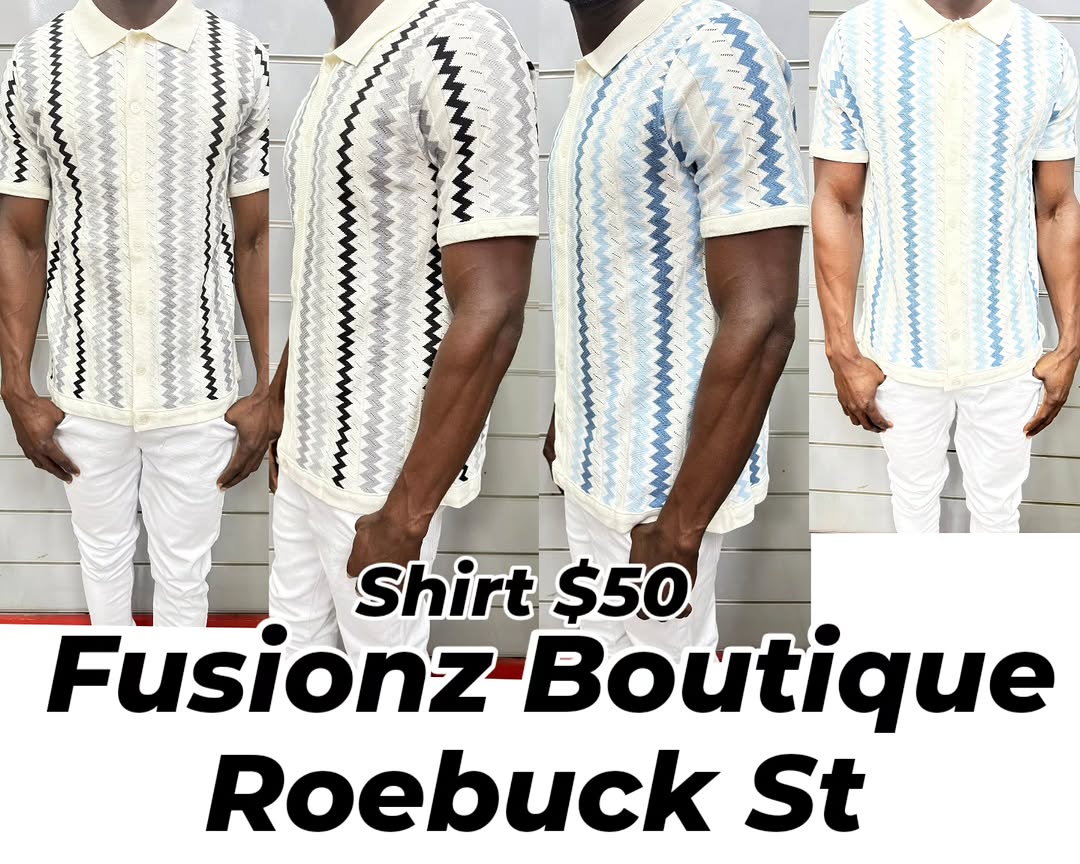 Men's Shirts at $50 – Fusionz Boutique, Roebuck St