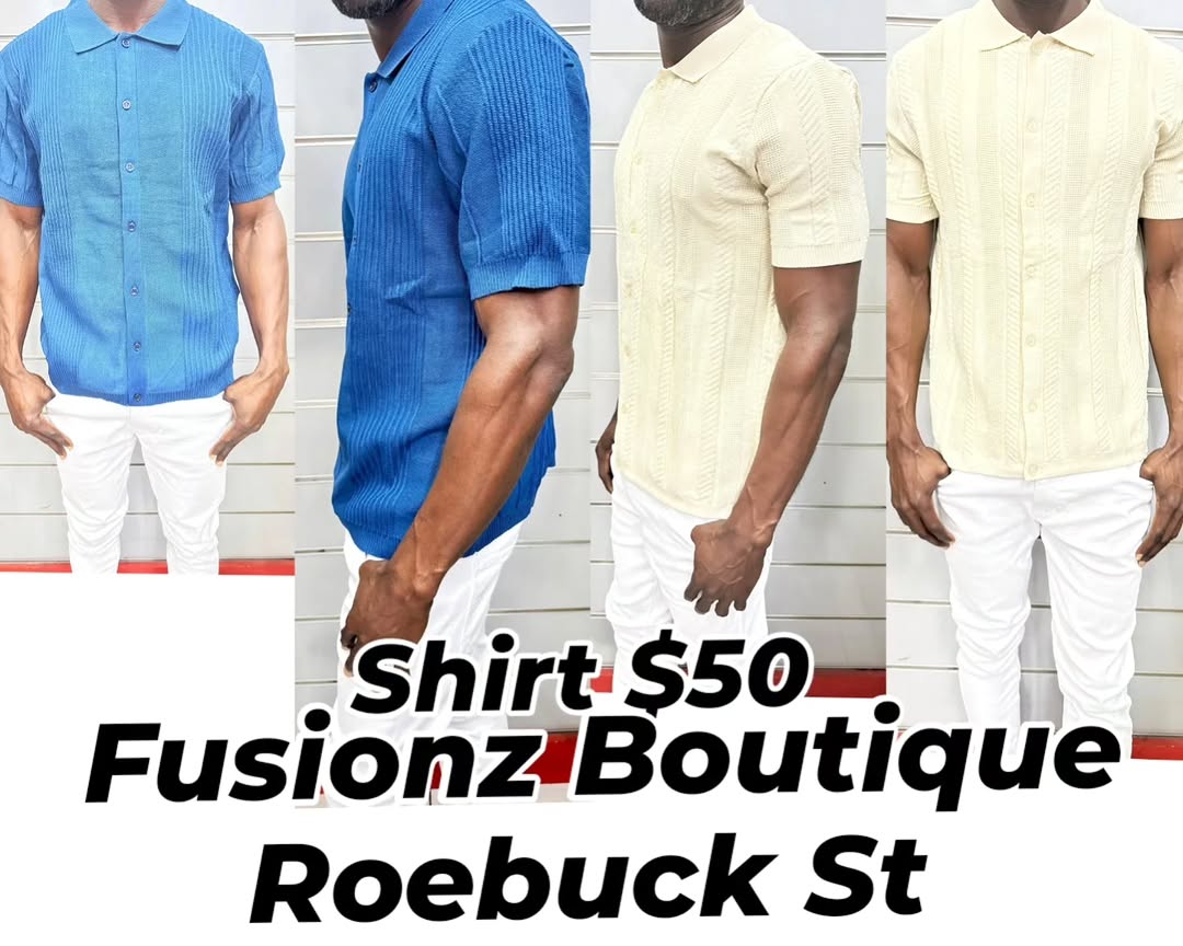 Men's Shirts at $50 – Fusionz Boutique, Roebuck St