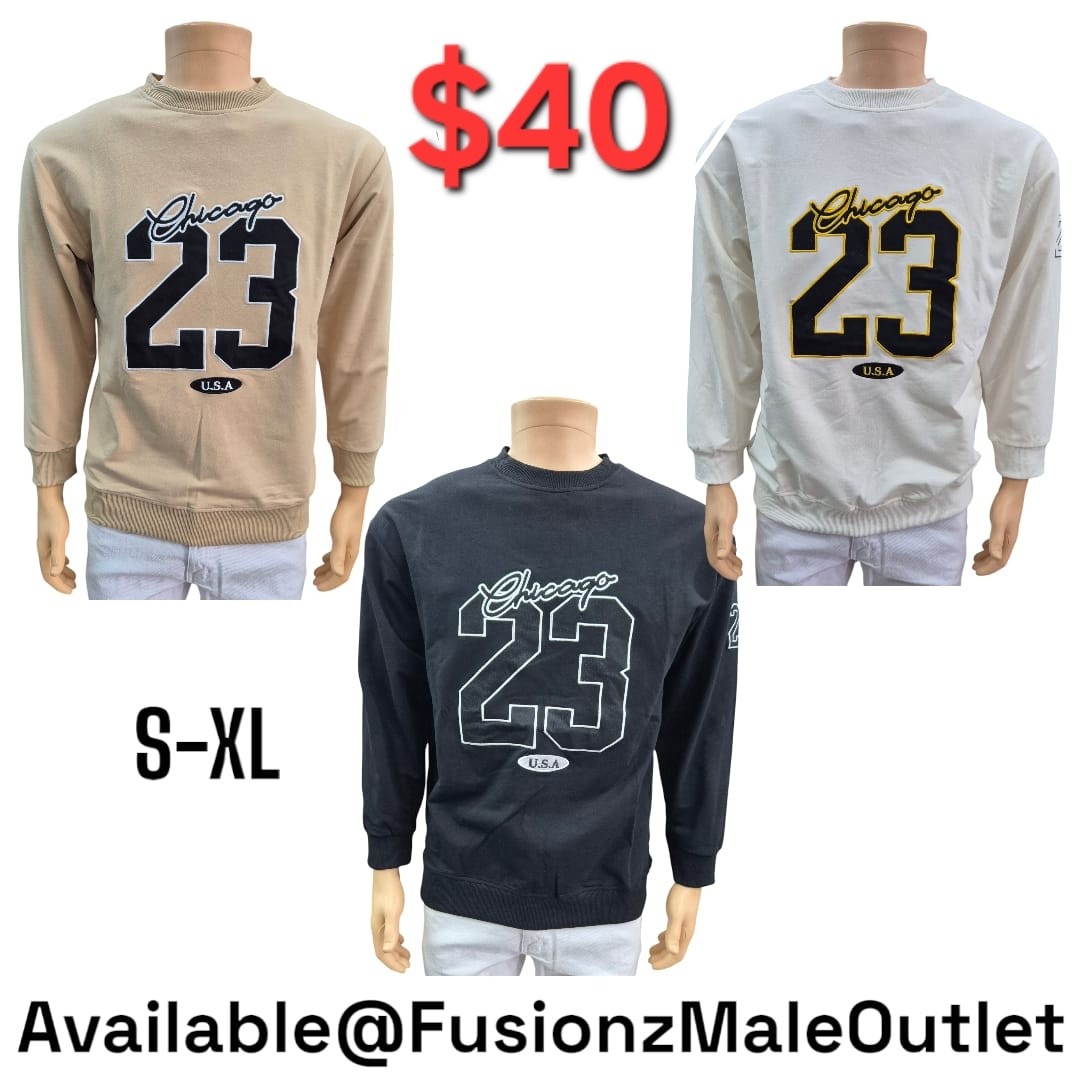 Fusionz Male Outlet – Sweatshirts & Hoodies at $40 Each