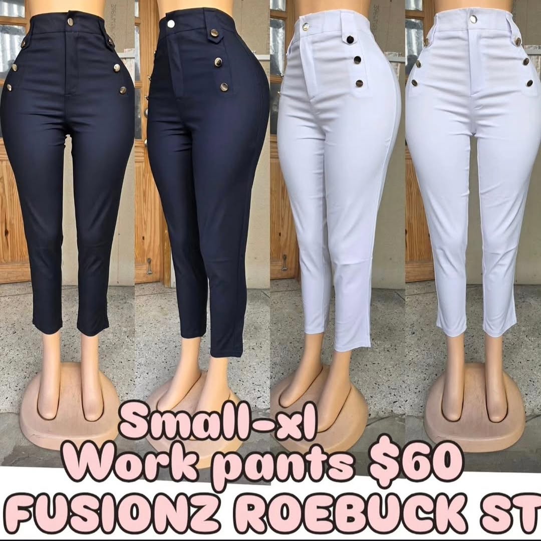 Work Pants $60 at Fusionz Roebuck St – Multiple Styles & Colours