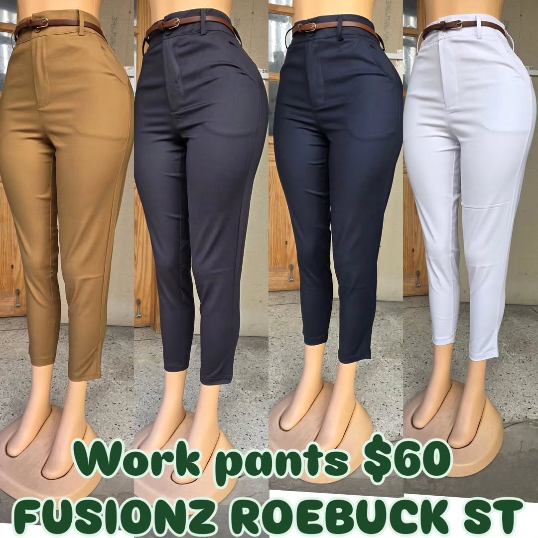 Work Pants $60 at Fusionz Roebuck St – Multiple Styles & Colours