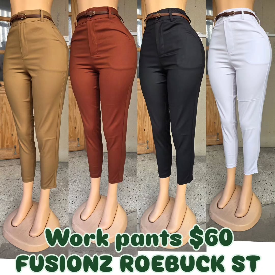 Work Pants $60 at Fusionz Roebuck St – Multiple Styles & Colours