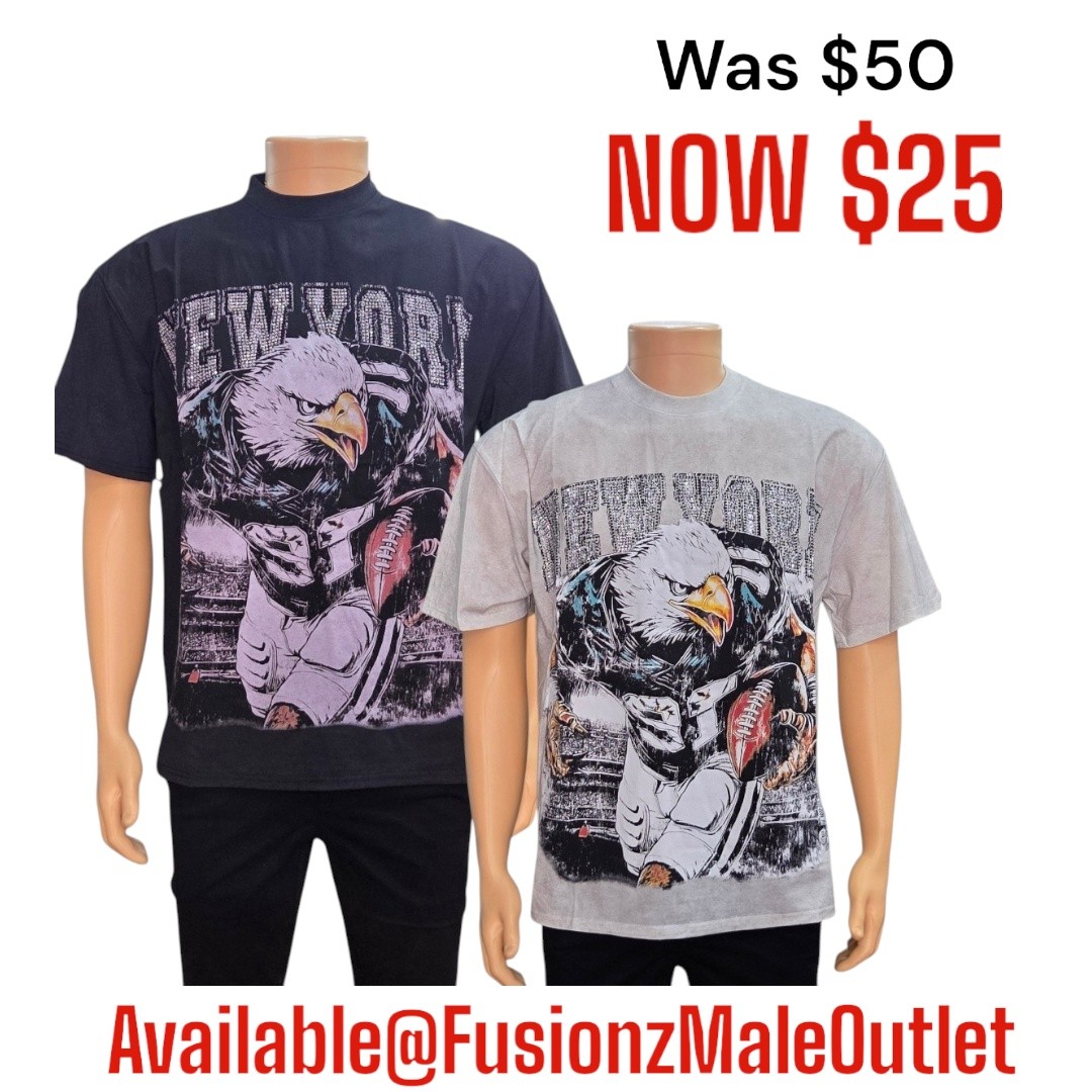 Men's Graphic Tees Sale – Was $50, Now $25 at Fusionz Male Outlet