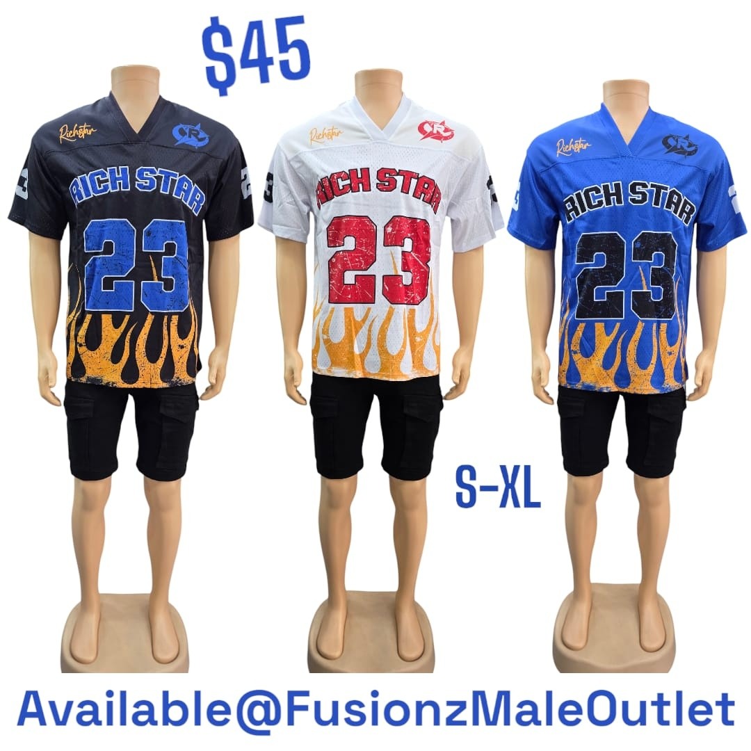 New Arrivals: Men's Jersey Tops at $45 – Fusionz Male Outlet