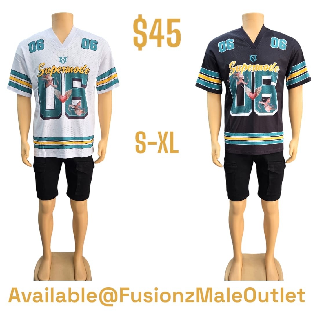 New Arrivals: Men's Jersey Tops at $45 – Fusionz Male Outlet