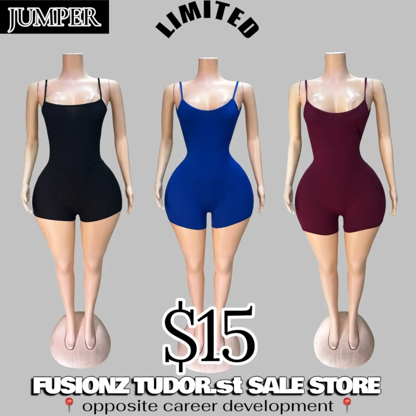 Limited Jumpers – $15 Each at Fusionz Tudor St Sale Store