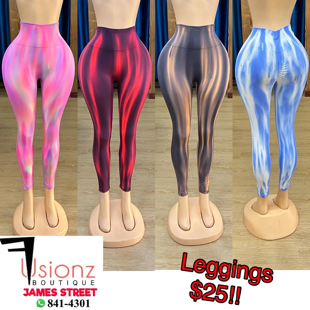 Fusionz Boutique – Bodysuits $40, Leggings $35