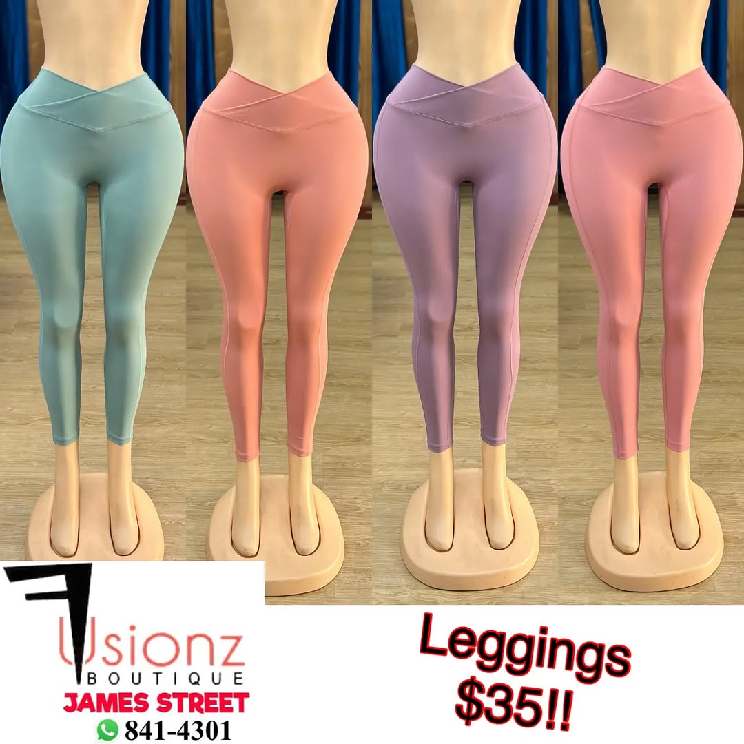 Fusionz Boutique – Bodysuits $40, Leggings $35