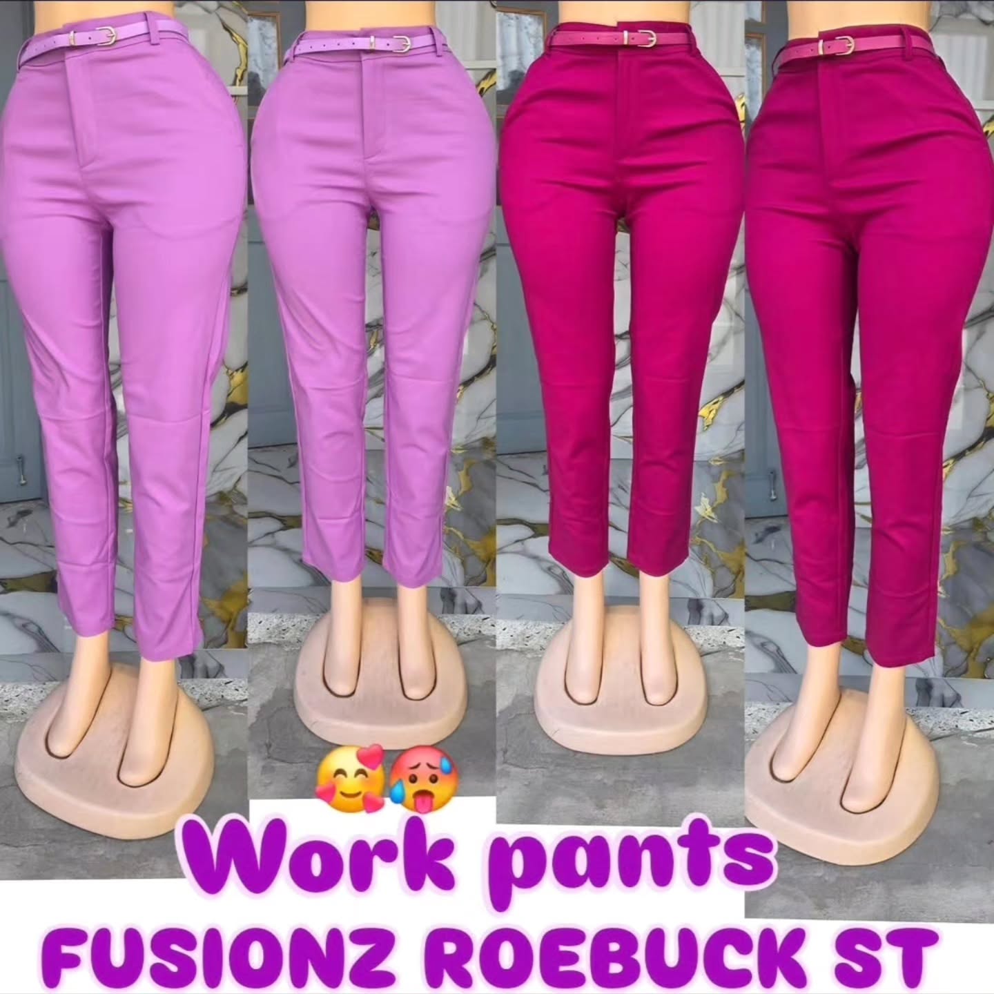 Work Pants $65 – Multiple Colours, Sizes Small–XL at Fusionz Roebuck St