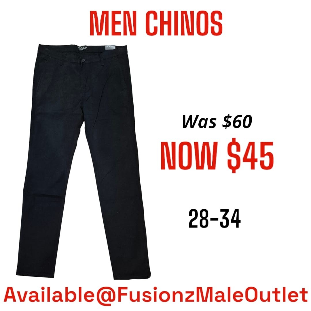Men's Full Suits & Chinos Sale at Fusionz Male Outlet