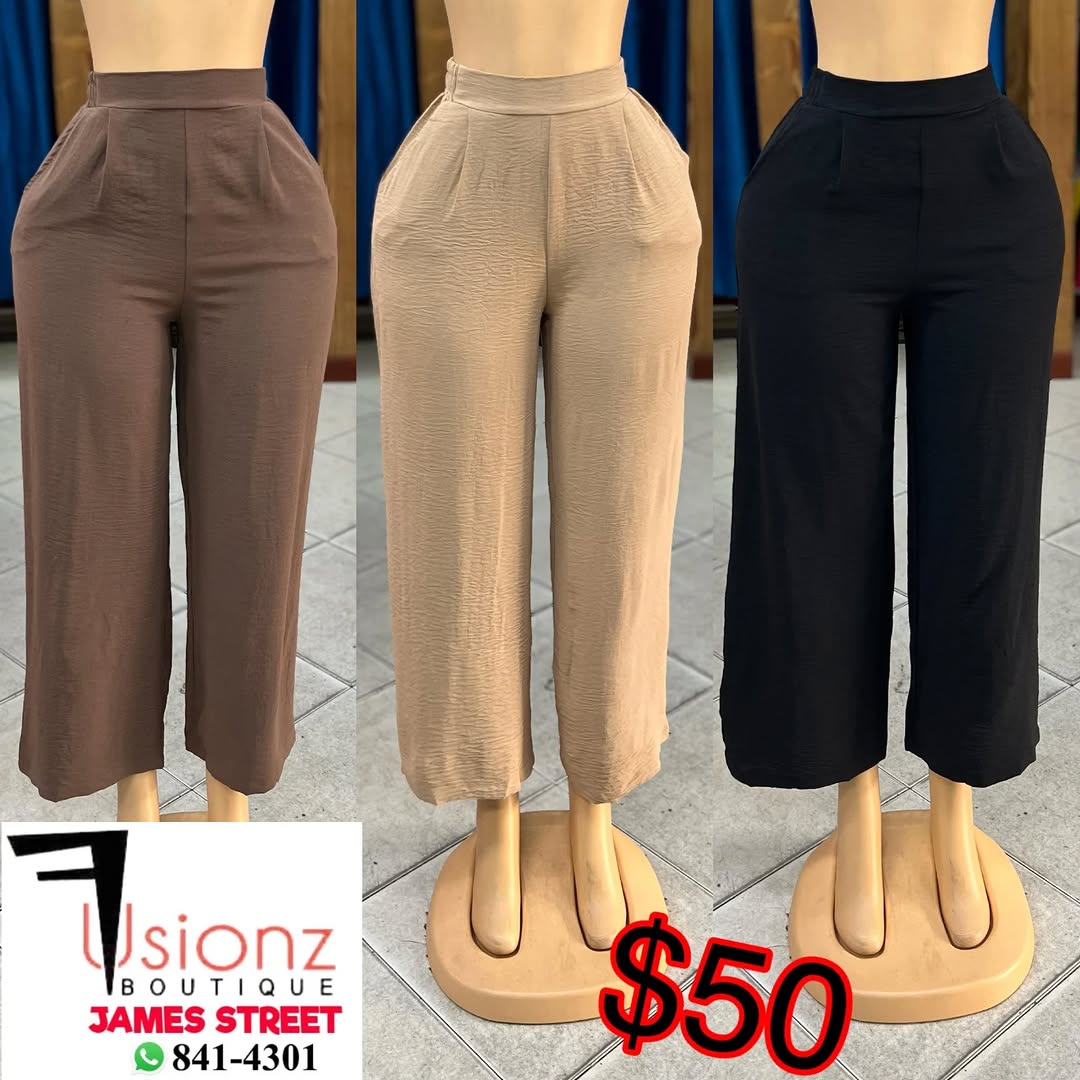 Ladies Pants Sale at Fusionz Boutique – From $40