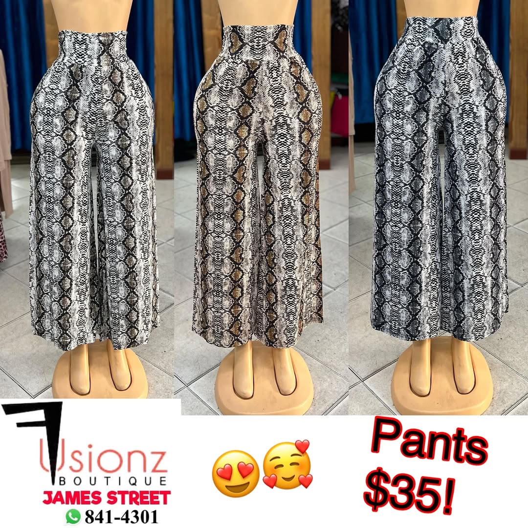 Ladies Pants Sale at Fusionz Boutique – From $40