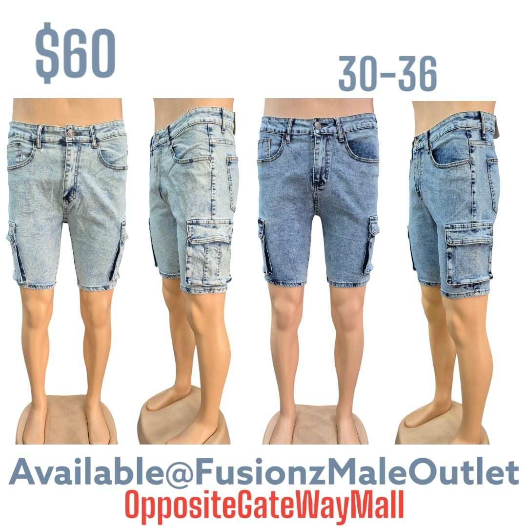 New Arrivals: Men's Denim Shorts from $60 at Fusionz Male Outlet