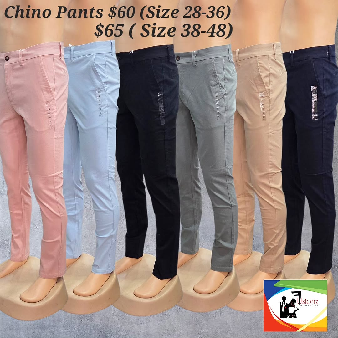 Fusionz Male Outlet – Button Up Shirts $45 & Chinos $60 Now In Stock