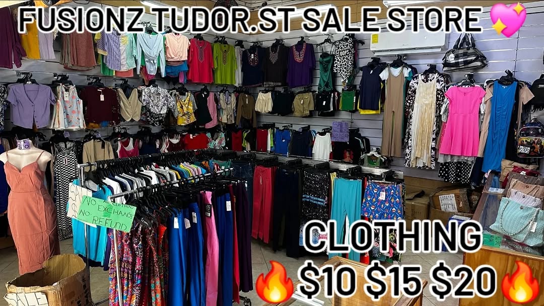 Fusionz Tudor St Sale Store – Clothing from $10, $15 & $20