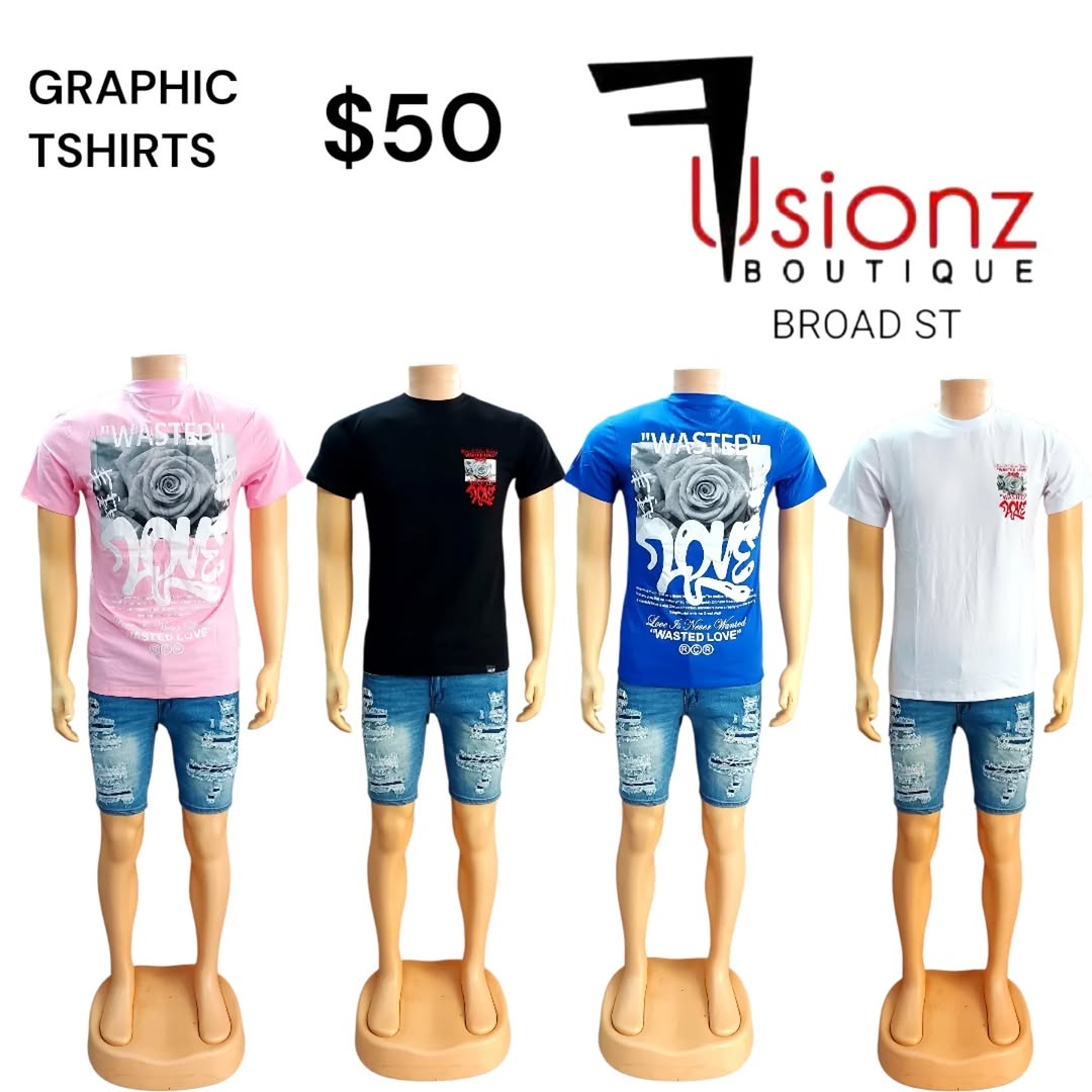 Men's Graphic T-Shirts & Button Down Shirts at Fusionz Boutique