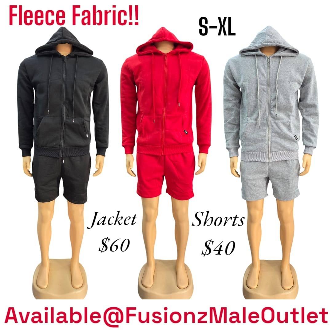 Fusionz Male Outlet – Fleece Fabric Sets & Jackets with Prices