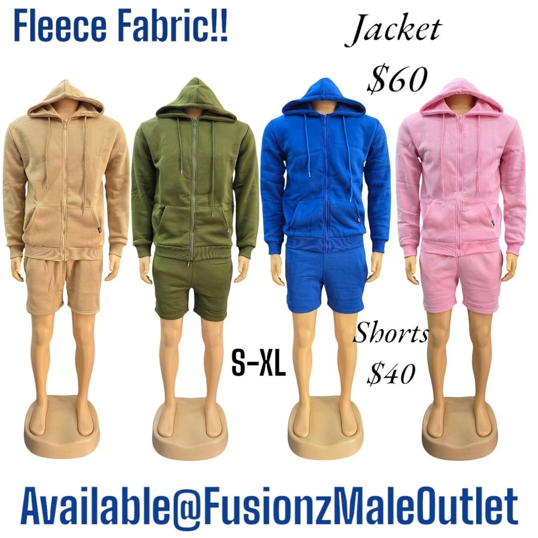 Fusionz Male Outlet – Fleece Fabric Sets & Jackets with Prices