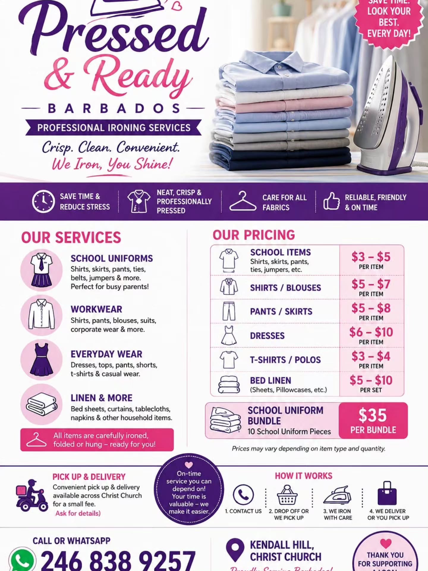 Made I Go & Clean – Full Day Home Cleaning Service at $250