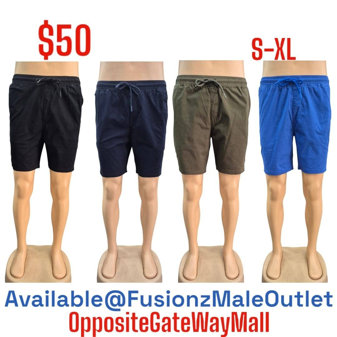 Men's Denim Shorts – $60 | Sizes 28–48 Available at Fusionz Male Outlet