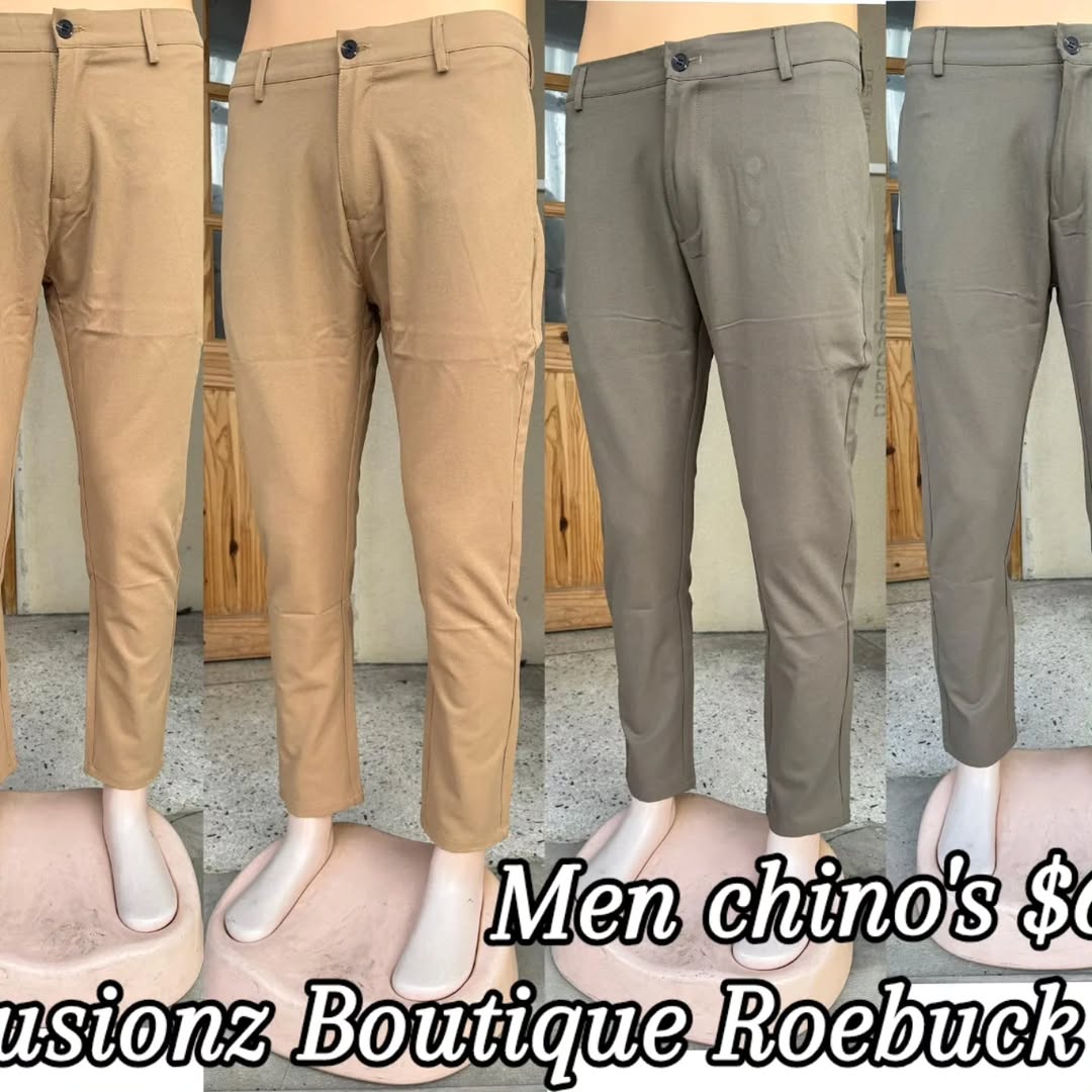 Men's Chinos at Fusionz Boutique Roebuck Street – $60