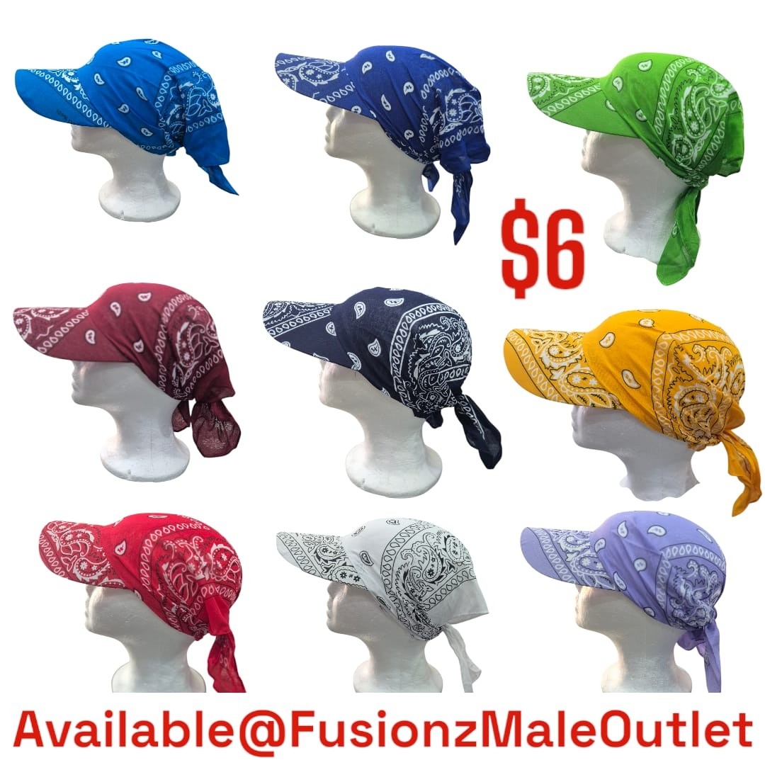 Bandana Caps $6 & Rashguards $35 – New Arrivals at Fusionz Male Outlet