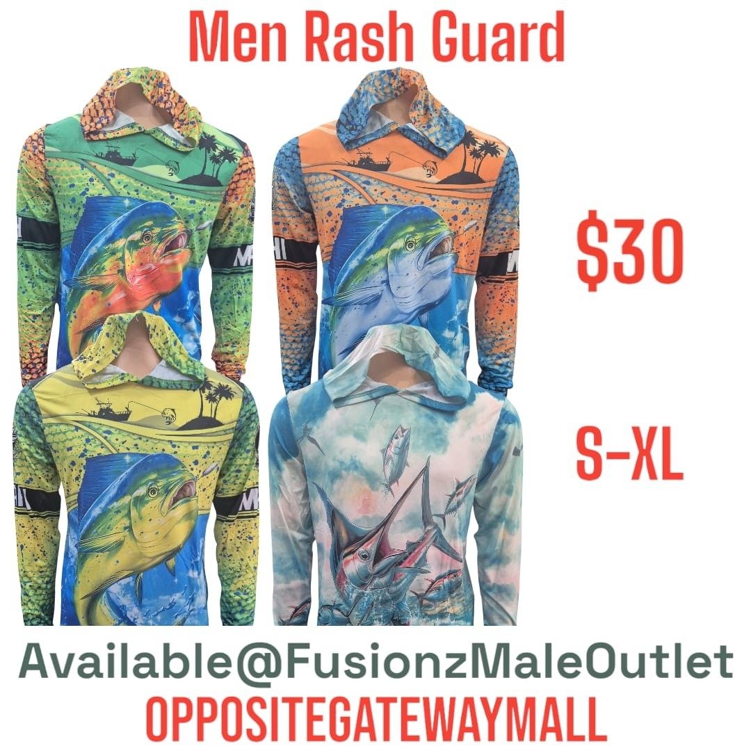 Bandana Caps $6 & Rashguards $35 – New Arrivals at Fusionz Male Outlet