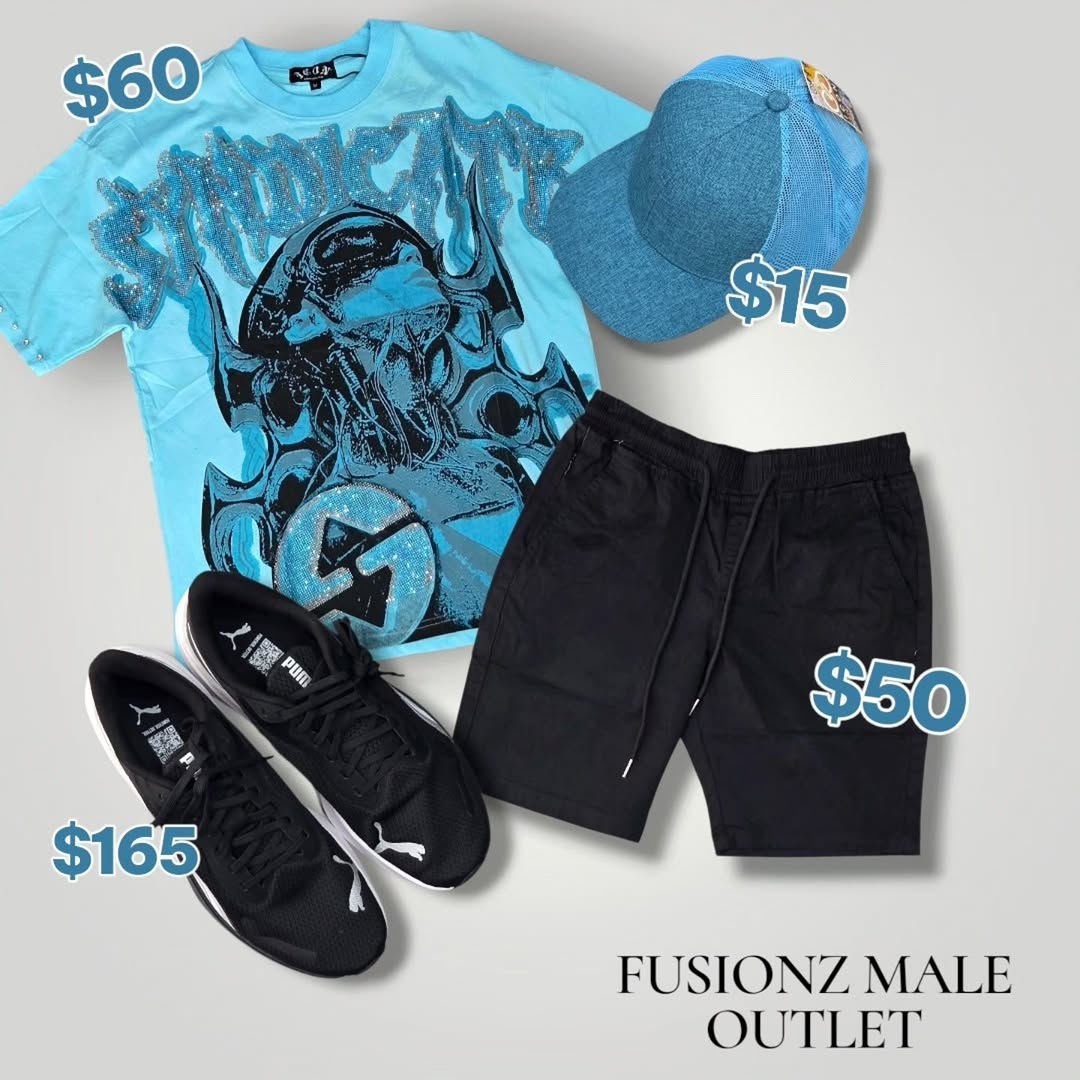 Full Outfit Deals at Fusionz Men Store – Shirts, Shoes, Pants & More with Prices