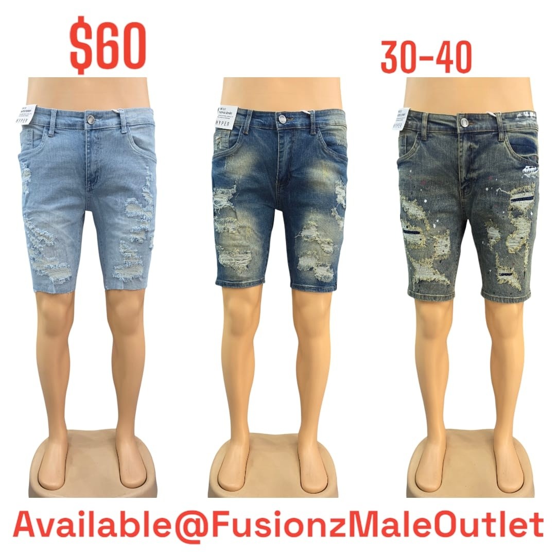 Men's Denim Shorts – $60 at Fusionz Male Outlet