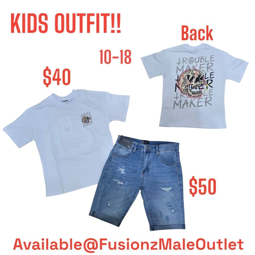 Kids Outfit New Arrivals with Prices at Fusionz Male Outlet