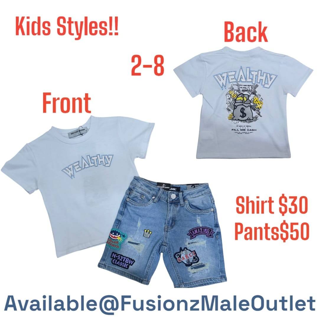 Kids Outfit New Arrivals with Prices at Fusionz Male Outlet