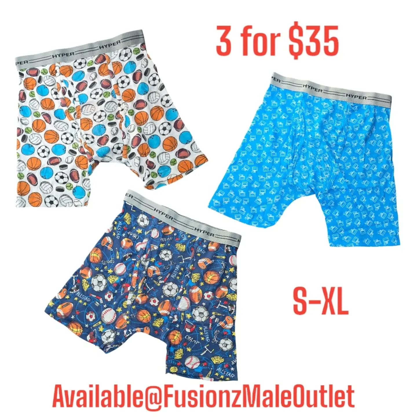 PSD & Ethika Boxer Briefs $40 Each + Hyper Boxers 3 for $35 at Fusionz Male Outlet