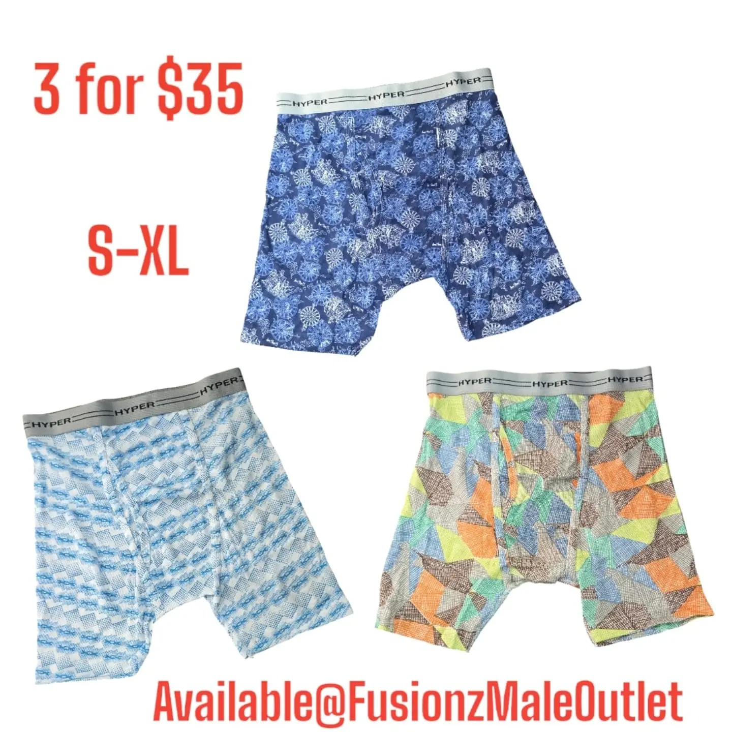 PSD & Ethika Boxer Briefs $40 Each + Hyper Boxers 3 for $35 at Fusionz Male Outlet