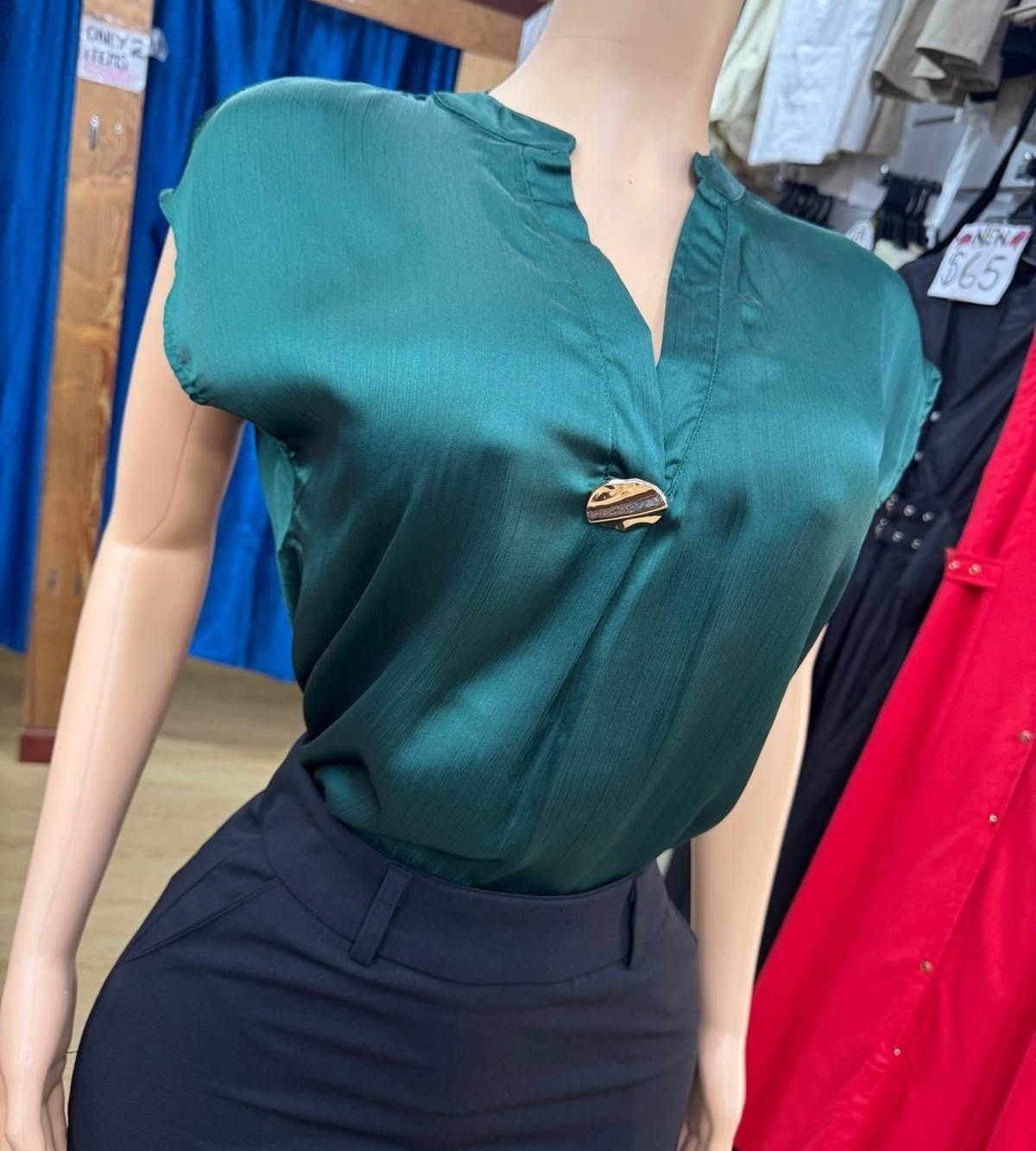 Satin Tops – $35 at Fusionz Boutique James Street
