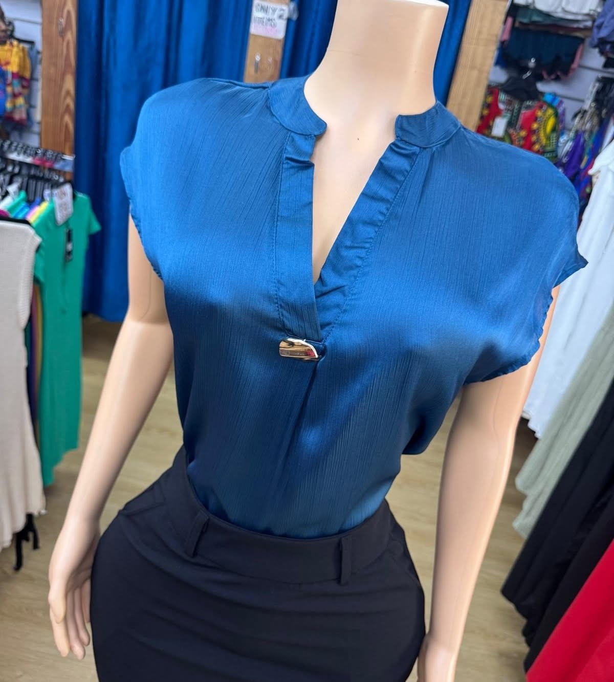 Satin Tops – $35 at Fusionz Boutique James Street