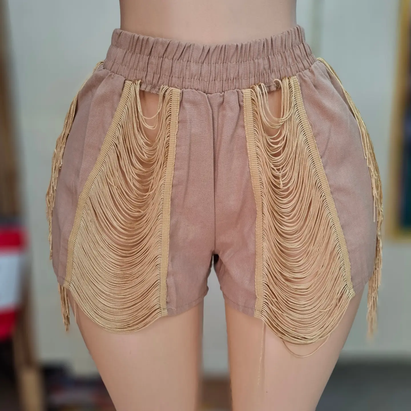 Fusionz Boutique – Distressed Fringe Shorts $10