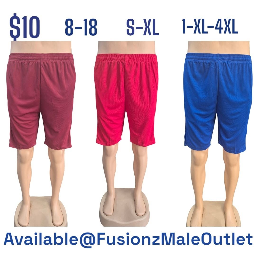 Men's Shorts at $10 – Multiple Colors & Sizes at Fusionz Male Outlet
