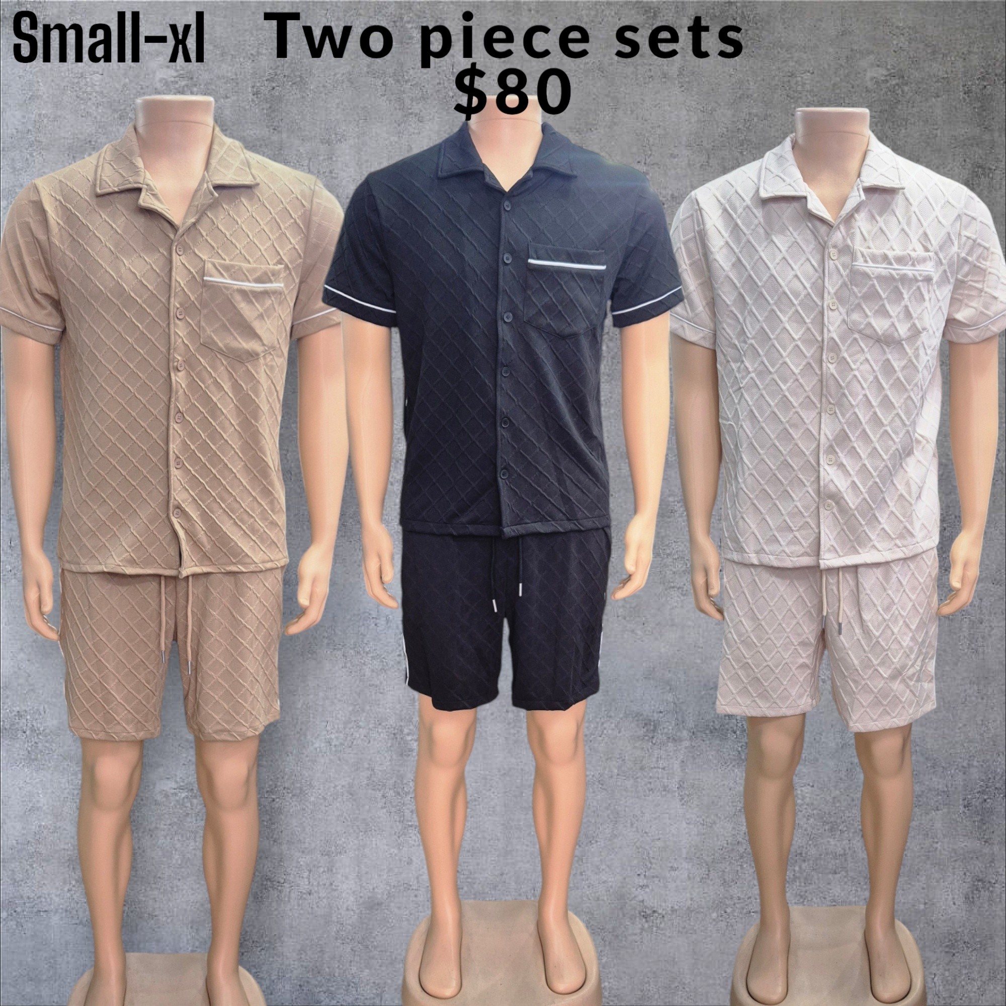 Emotion Matching Sets – $80 per Set at Fusionz Male Outlet