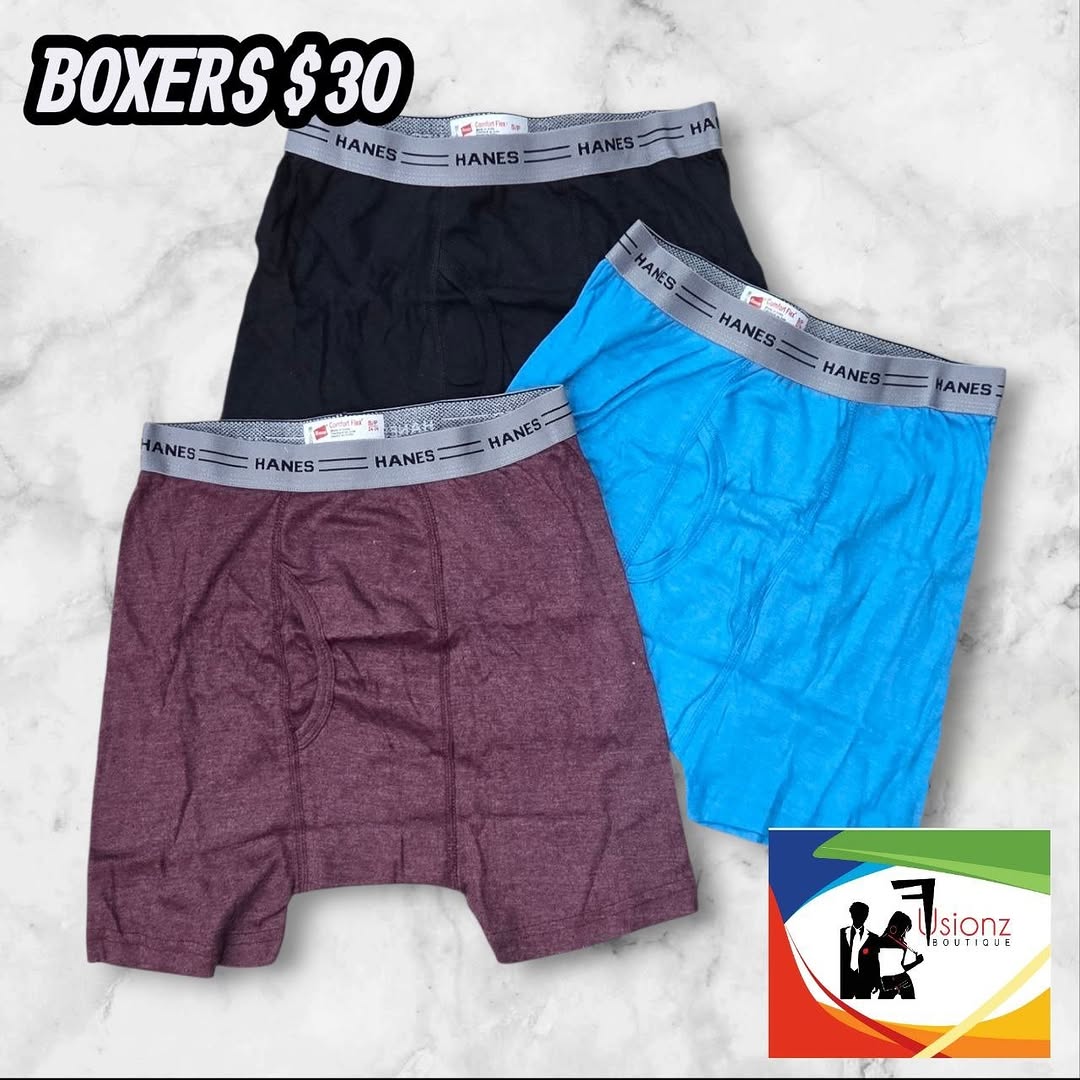 Hanes & Hyper Boxers – Prices from $30 at Fusionz Boutique