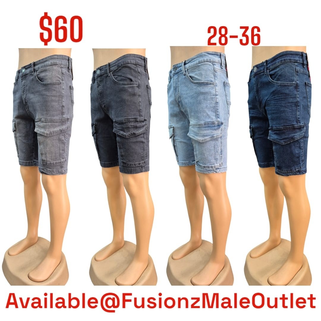 Men's Denim Shorts – New Arrivals from $60 at Fusionz Male Outlet