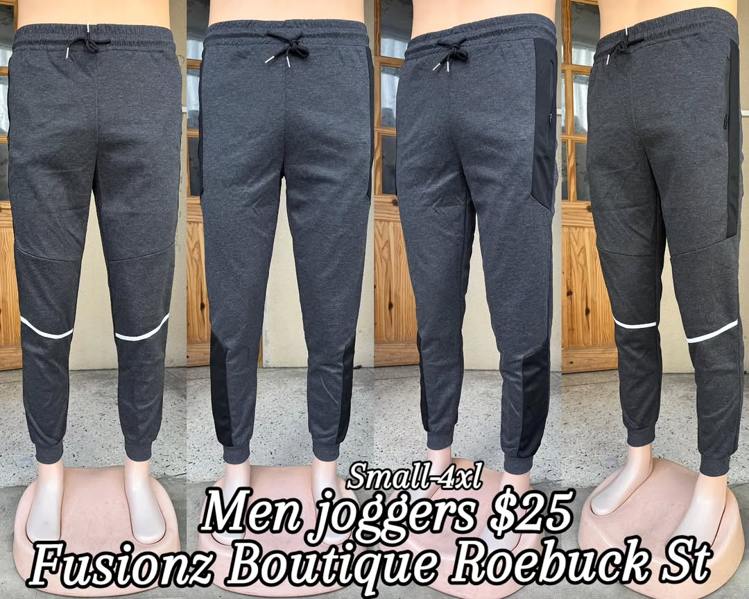 Men's Joggers from $25 at Fusionz Boutique Roebuck St