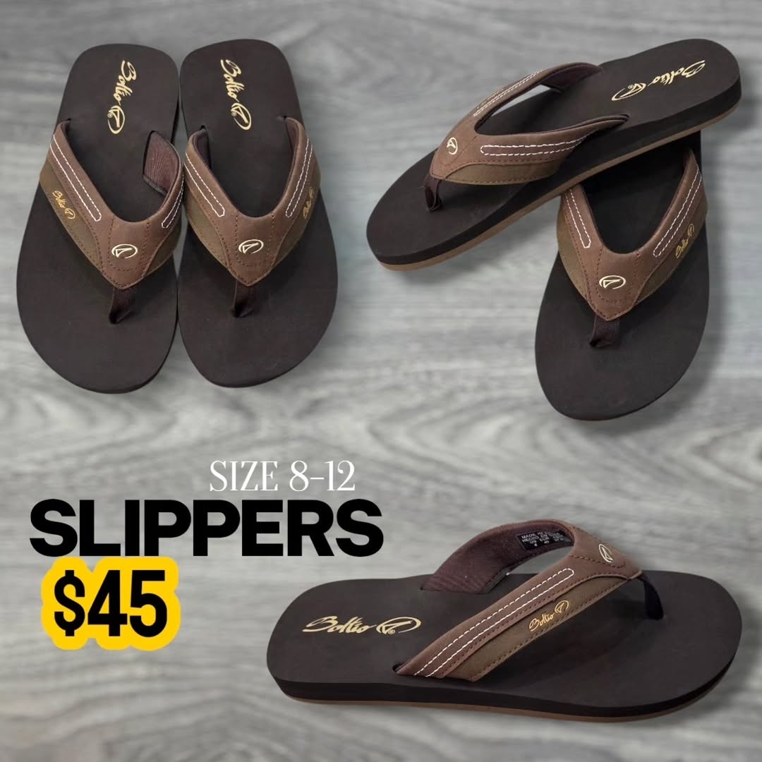 Men's Slippers at Fusionz Man Store – $45