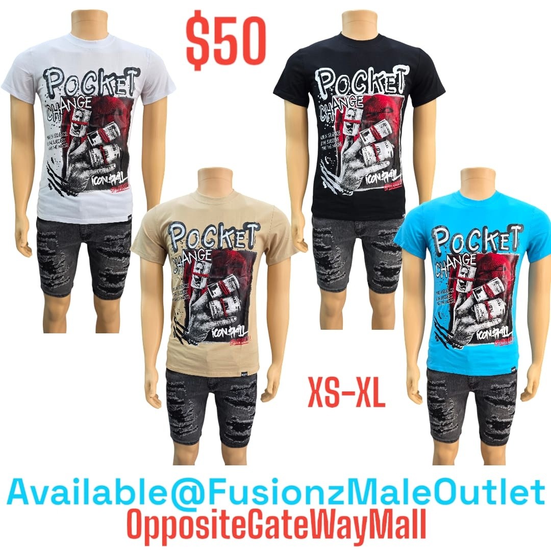 Men's Graphic Jerseys – $45 Each at Fusionz Male Outlet