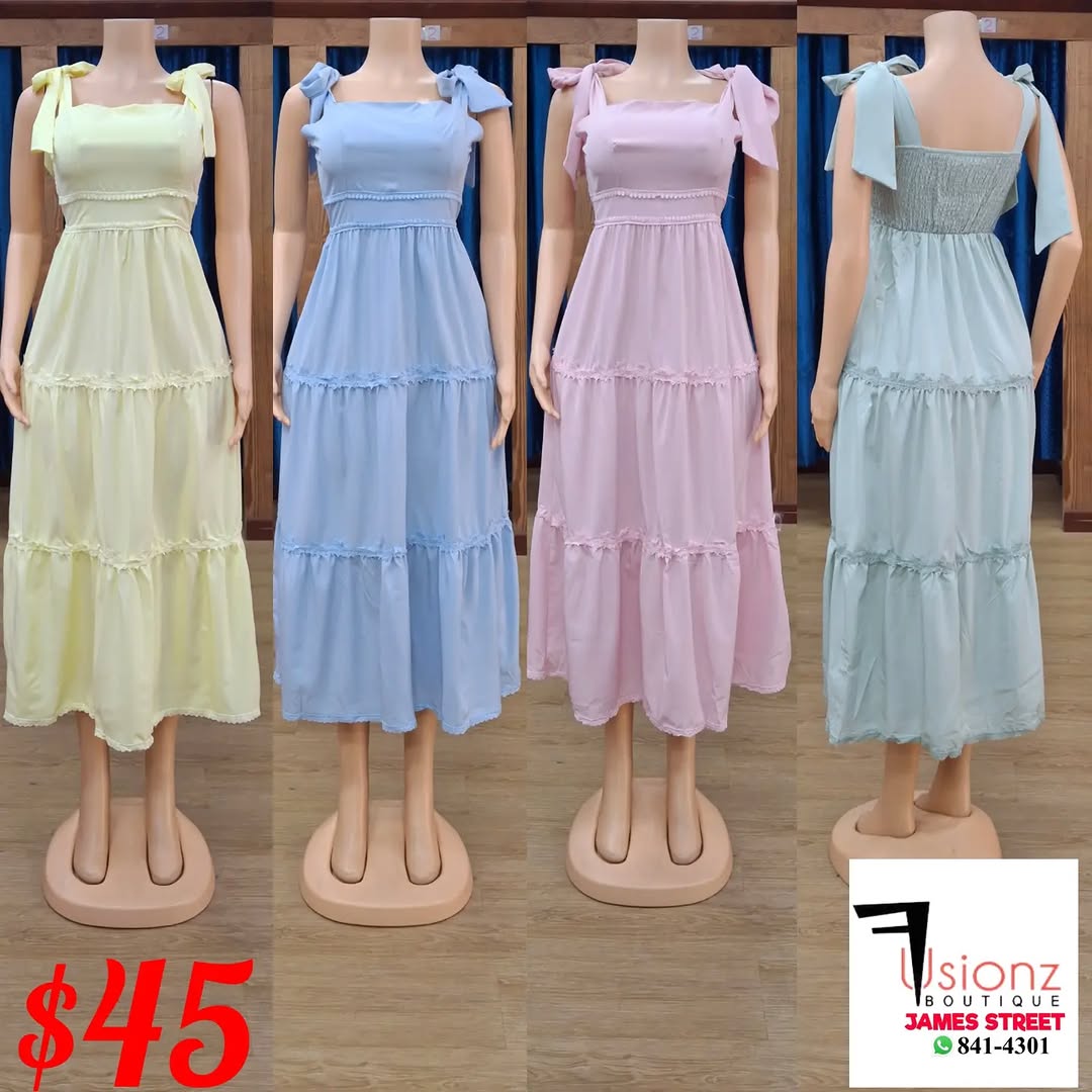 New Dresses In Store – $45 at Fusionz Boutique